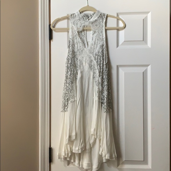 Free People Dresses & Skirts - Free People Intimately Free White Lace Slip Dress